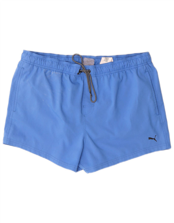 Puma Mens Swimming Shorts 2XL  Blue Polyester