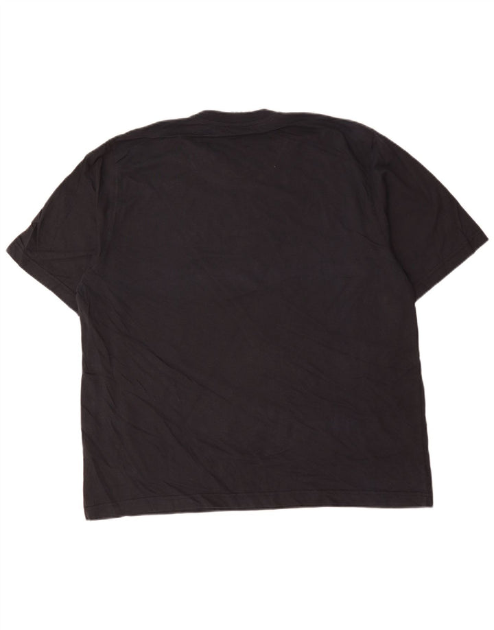 Adidas Mens T-Shirt Top 2XL Navy Blue Cotton