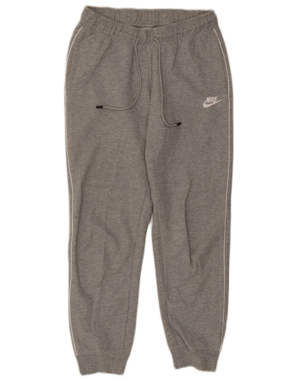 Nike Womens Tracksuit Trousers Joggers UK 8 Small Grey Cotton
