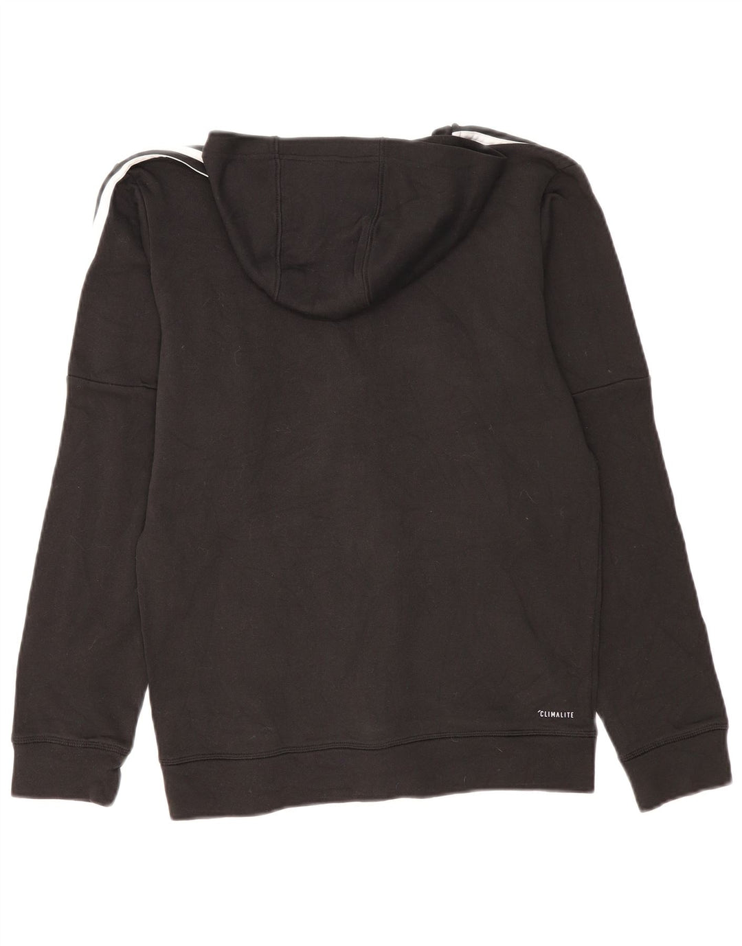 Adidas Mens Climalite Zip Hoodie Sweater Medium Black Polyester