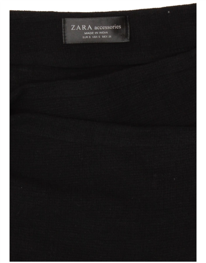 Zara Womens Knit Wrap Skirt Small W26 Black