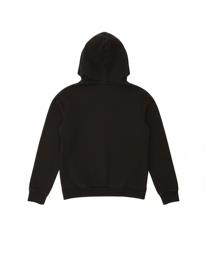 PUMA Womens Hoodie Jumper UK 14 Medium Black Cotton