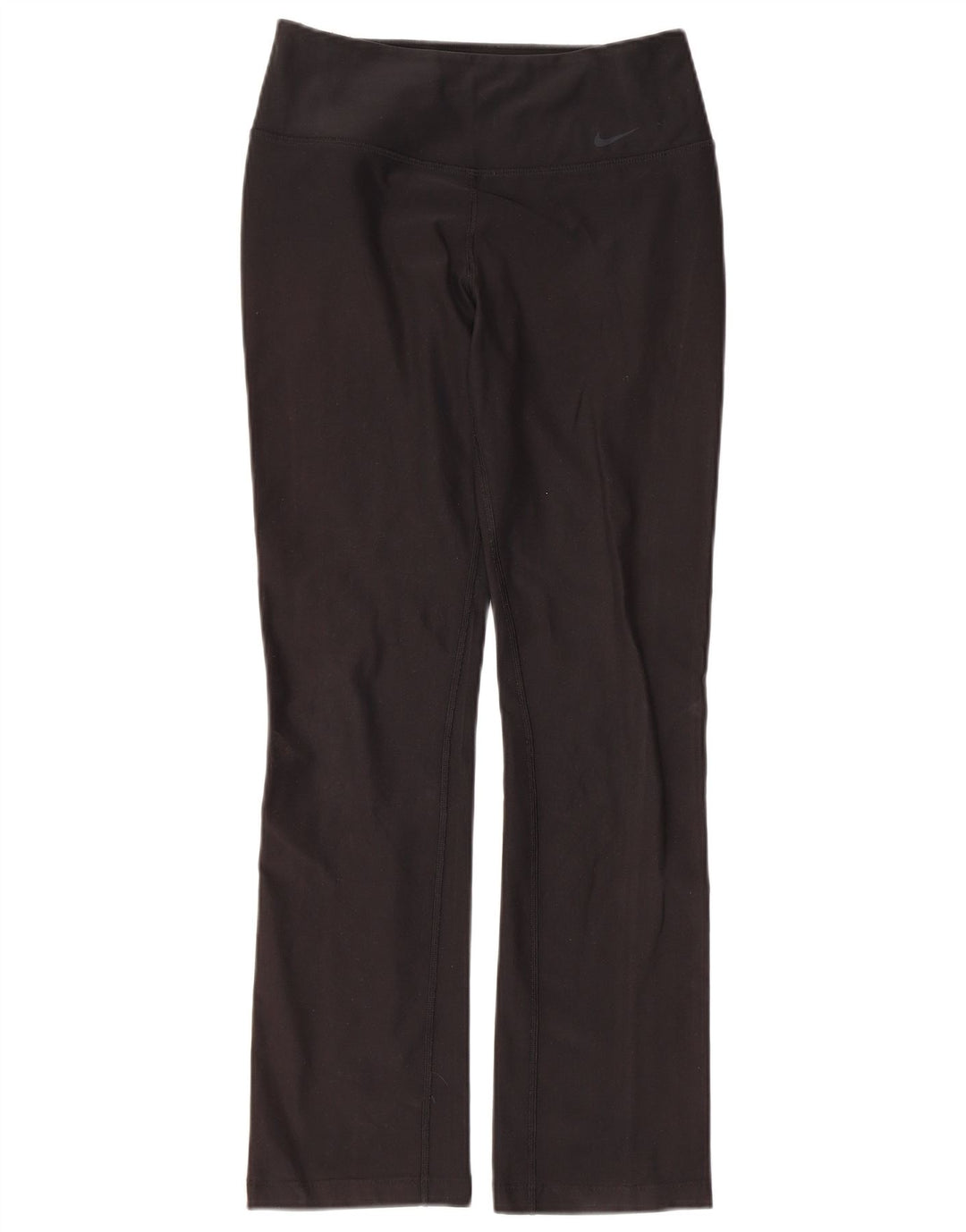 Nike Womens Dri Fit Leggings UK 10 Small  Black Polyester