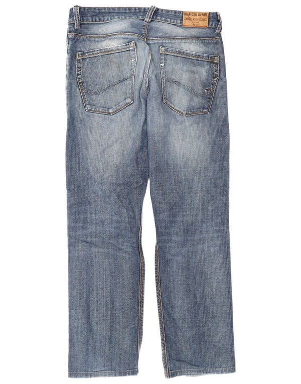 Tommy Hilfiger Mens Straight Jeans W34 L32 Blue