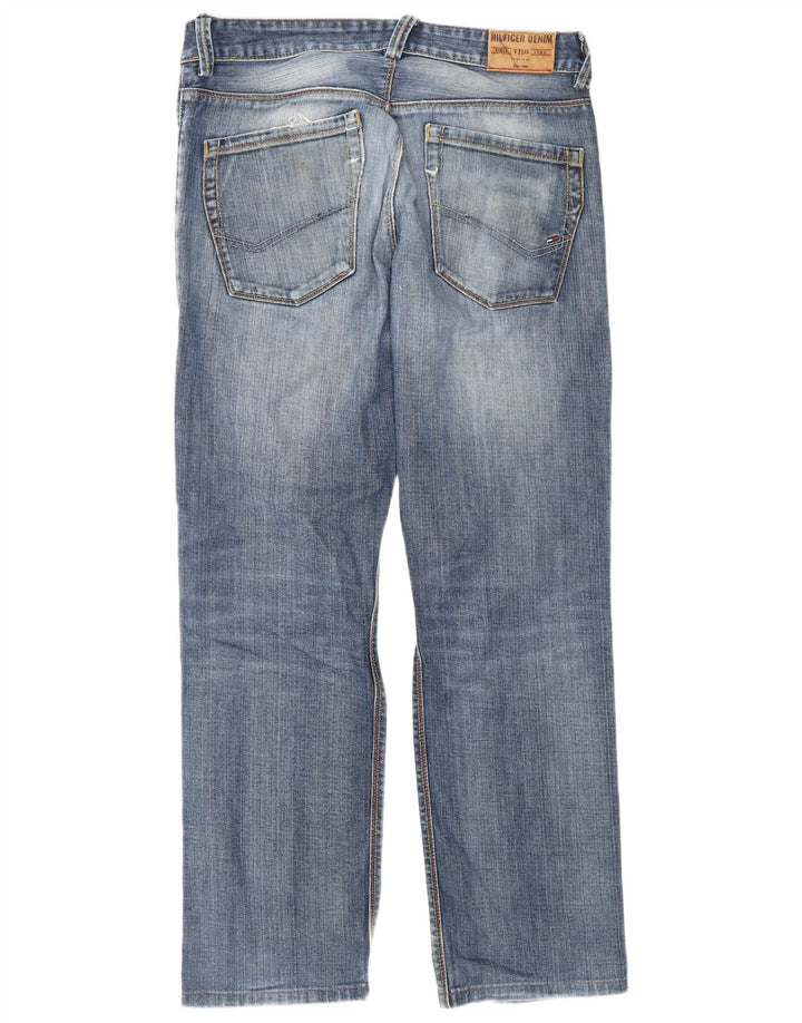 Tommy Hilfiger Mens Straight Jeans W34 L32 Blue