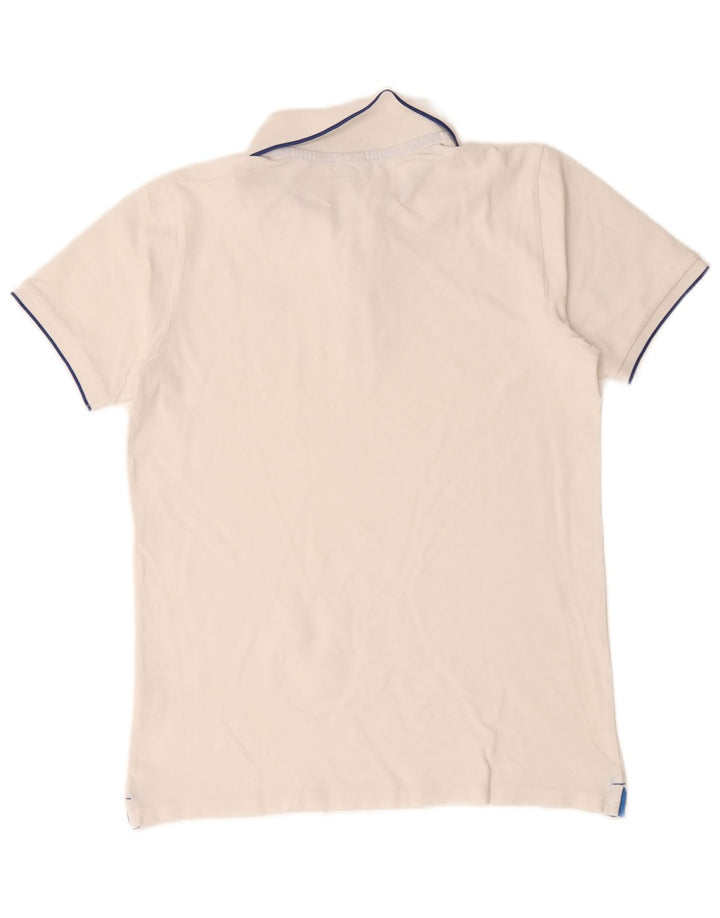 North Sails Mens Slim Fit Polo Shirt Small White Cotton