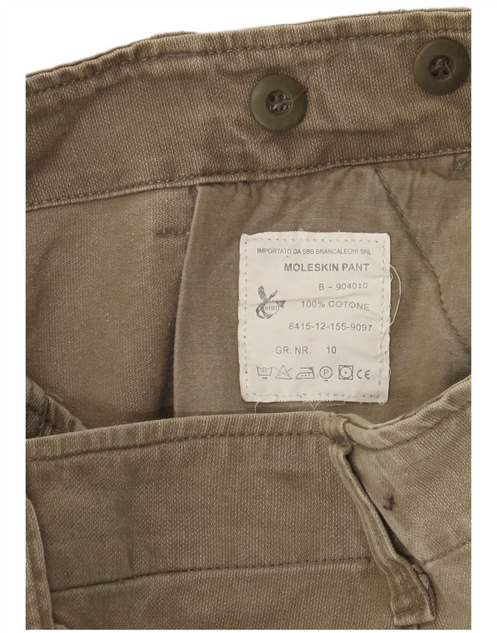 Vintage Mens Cargo Shorts W36 Large Khaki Cotton