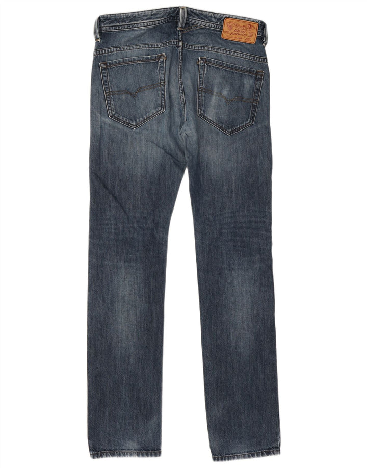 Diesel Mens Slim Jeans W31 L33 Blue Cotton