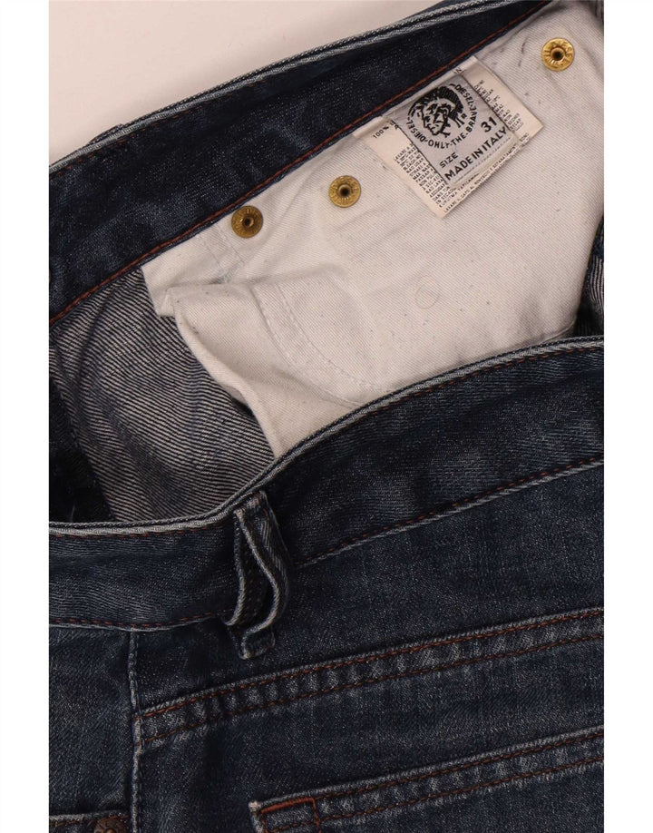 Diesel Mens Straight Jeans W31 L32 Blue Cotton