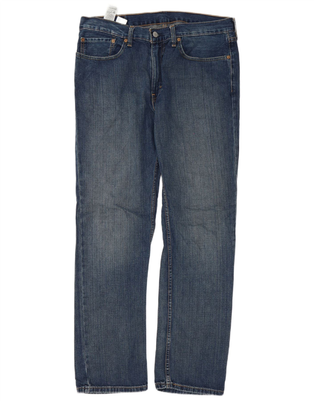 Levi's Mens 514 Straight Jeans W34 L32 Blue Cotton