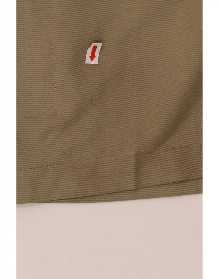Izod Mens Classic Fit Cargo Shorts W34 Large Khaki Polyester