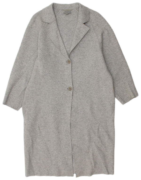 Cos Womens Jersey Overcoat UK 10 Small Grey Wool