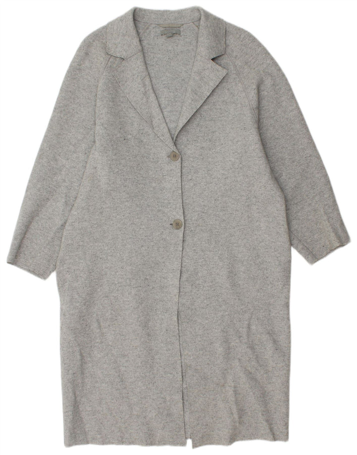Cos Womens Jersey Overcoat UK 10 Small Grey Wool