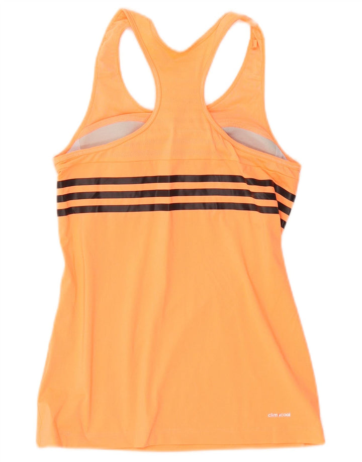 ADIDAS Womens Climacool Vest Top UK 4/6 XS Orange