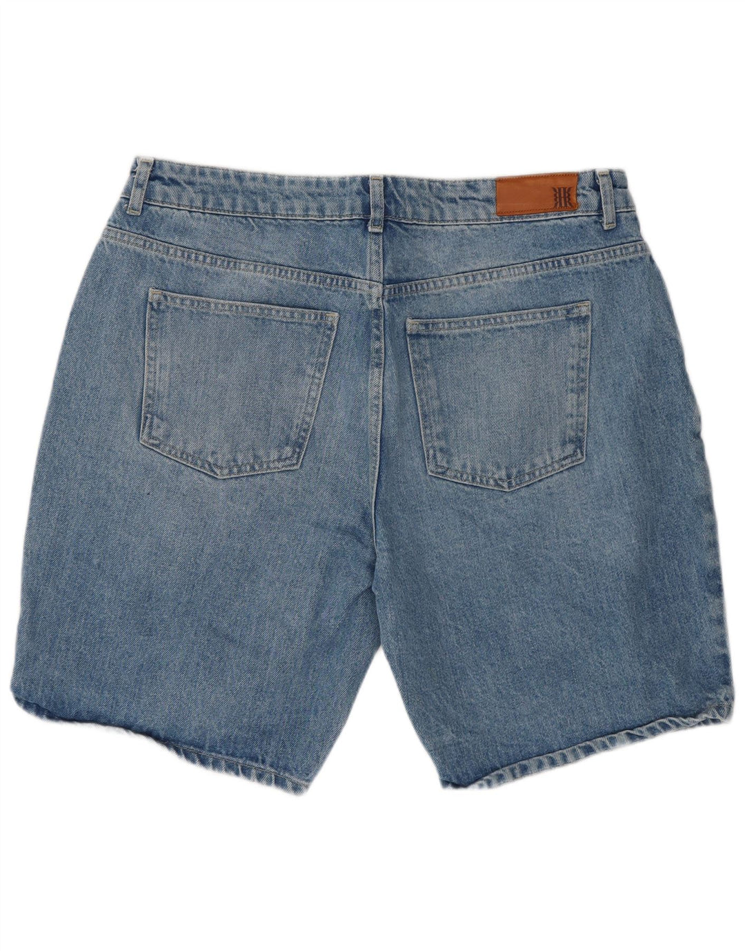 Reiss Mens Denim Shorts W34 Large Blue Cotton