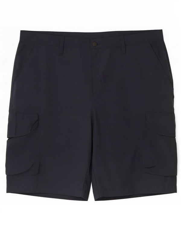 Jack Wolfskin Mens Cargo Shorts W36 Large Navy Blue Polyamide