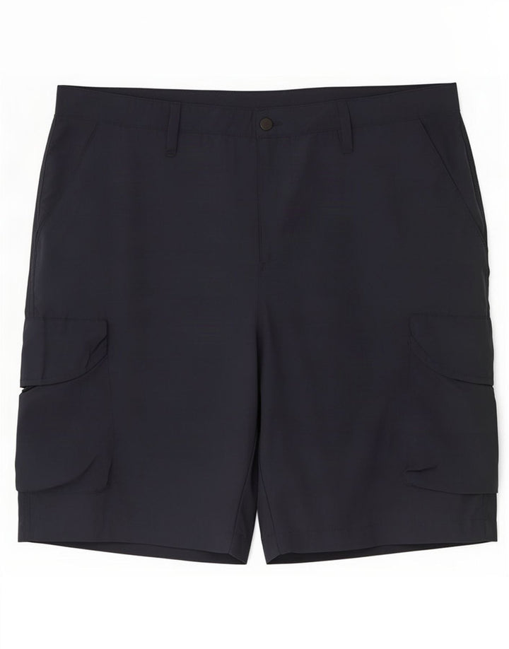 Jack Wolfskin Mens Cargo Shorts W36 Large Navy Blue Polyamide