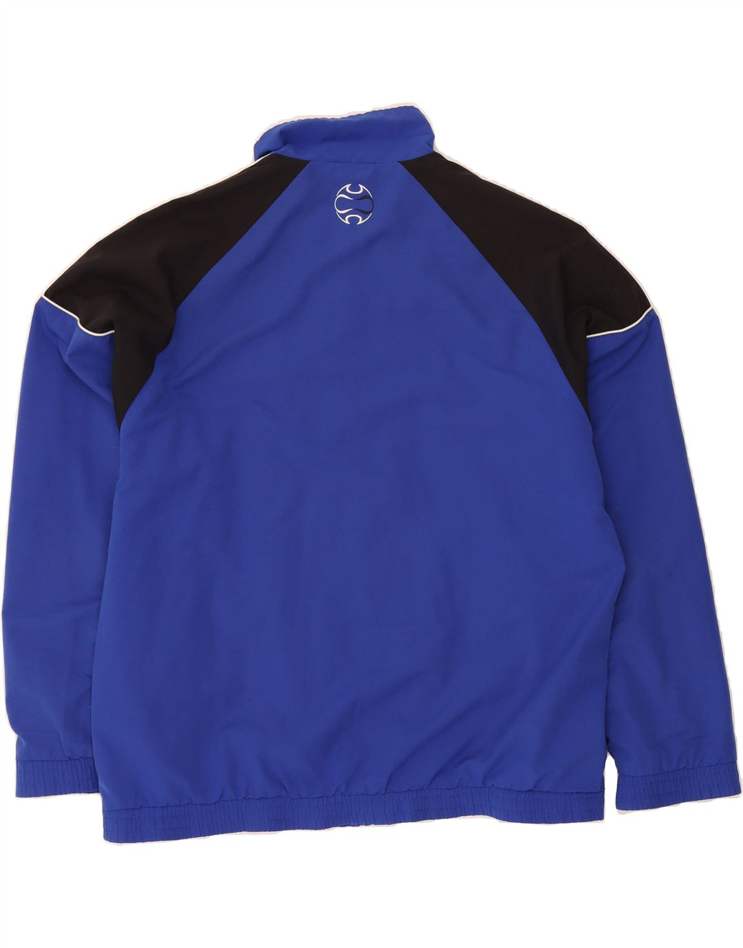 ADIDAS Mens Tracksuit Top Jacket UK 42/44 Large Blue Colourblock Polyester Vintage Adidas and Second-Hand Adidas from Messina Hembry 