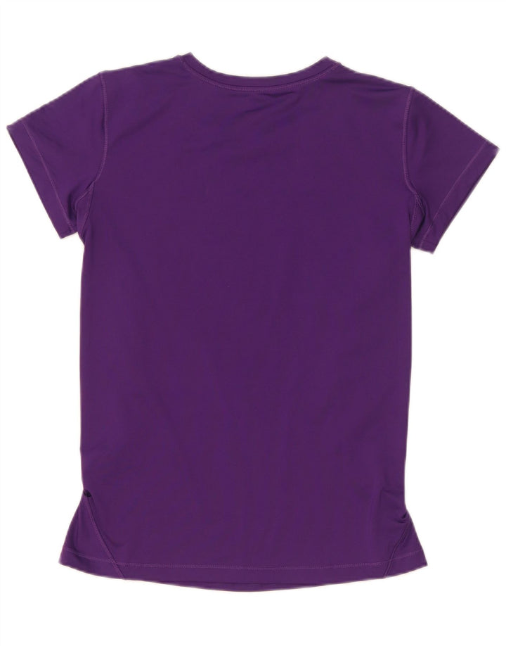 Reebok Womens T-Shirt Top UK 12 Medium Purple Polyester
