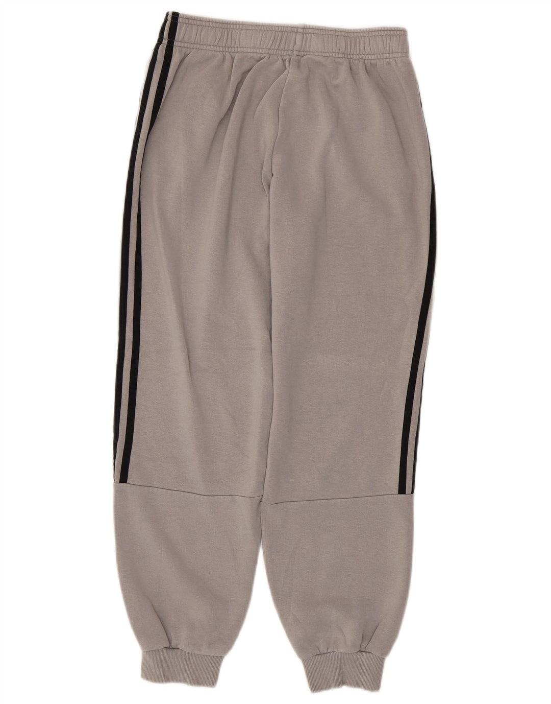 ADIDAS Boys Tracksuit Trousers Joggers 13-14 Years Grey Cotton