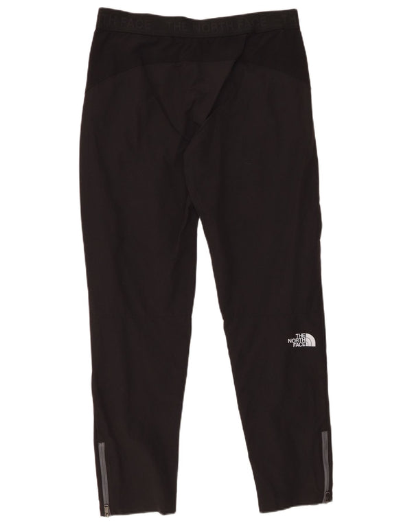 THE NORTH FACE Boys Graphic Tracksuit Trousers 14-15 Years XL Black Nylon