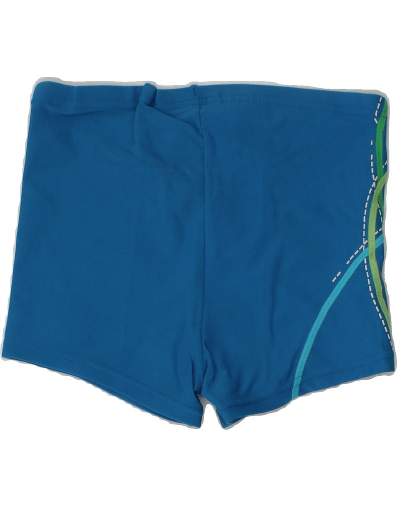 ADIDAS Boys Graphic Swimming Shorts 9-10 Years Blue Polyamide | Vintage Adidas | Thrift | Second-Hand Adidas | Used Clothing | Messina Hembry 