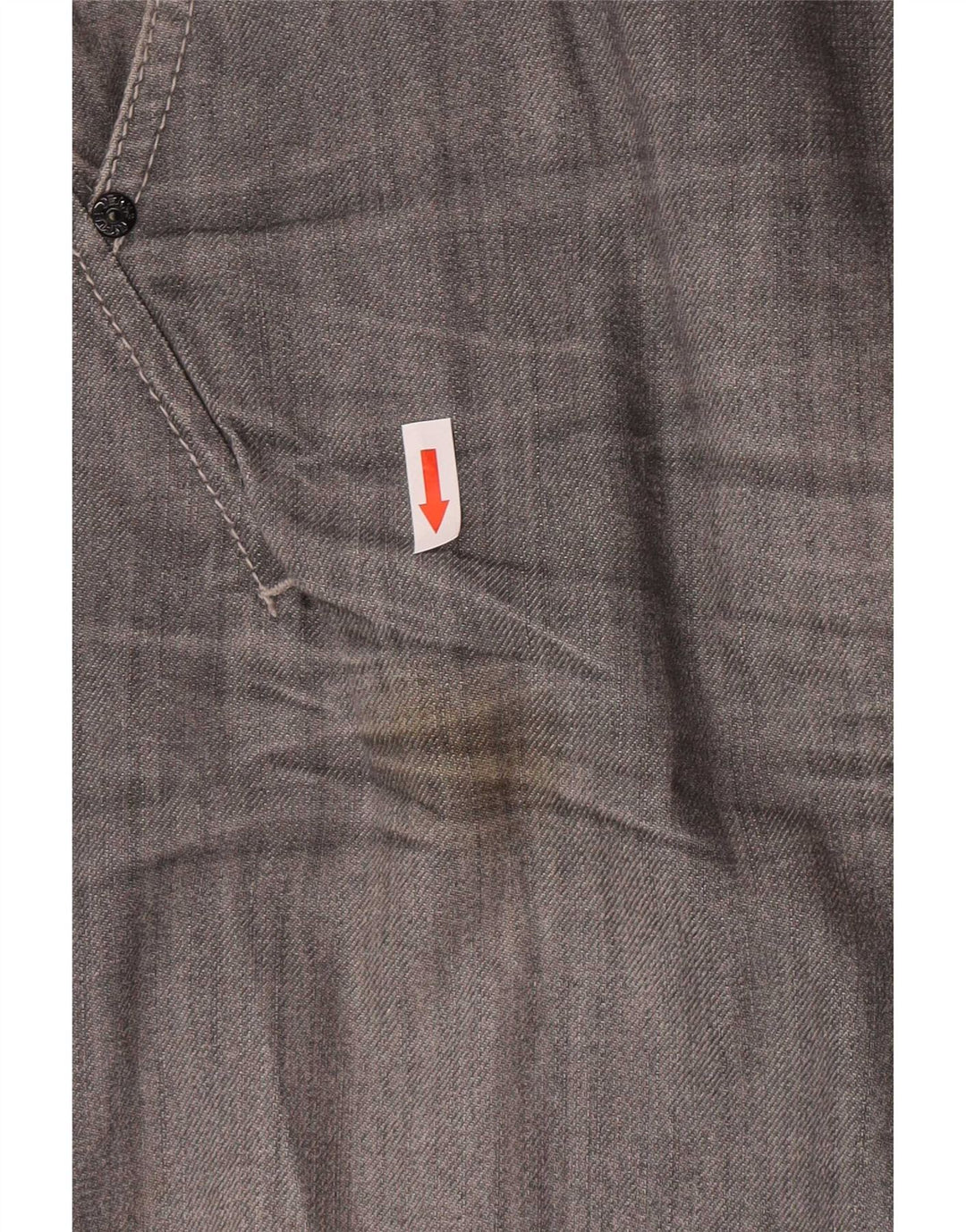 Rifle Mens Straight Jeans W34 L33 Grey Cotton