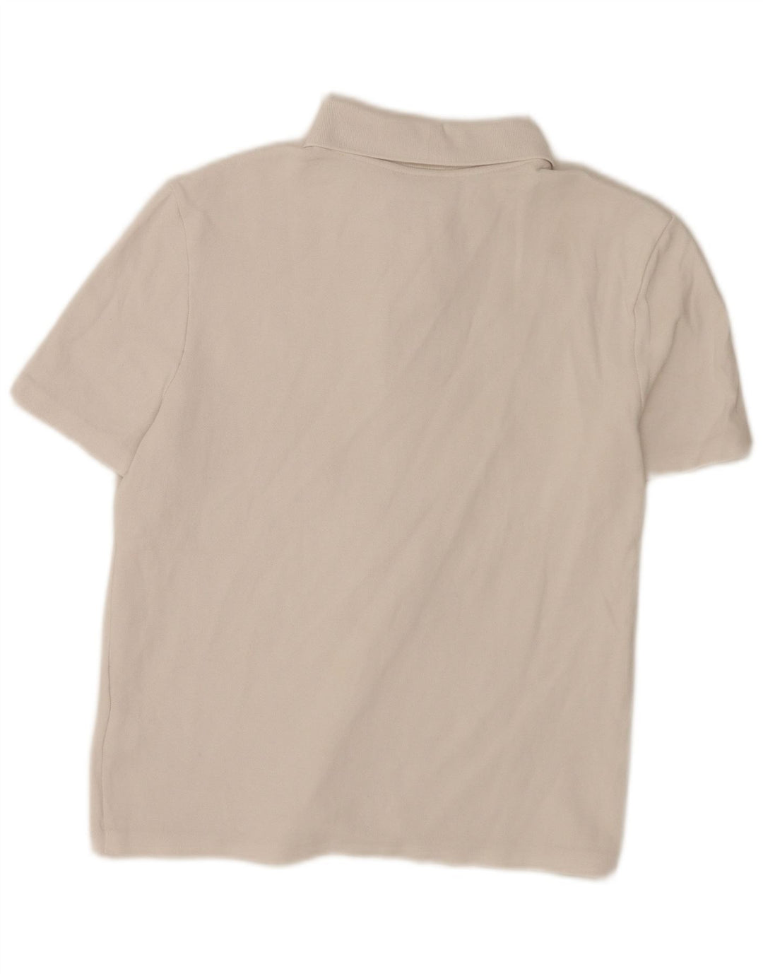 Lacoste Womens Regular Fit Polo Shirt Size 40 Medium White Cotton