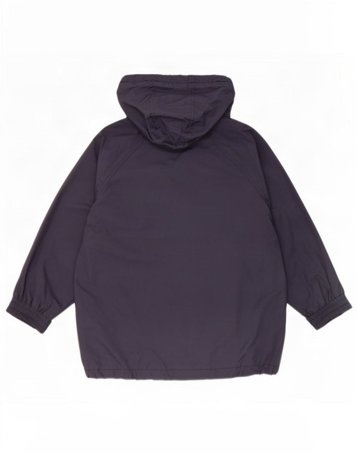 Armani Boys Hooded Rain Jacket 10-11 Years XS Navy Blue Polyester