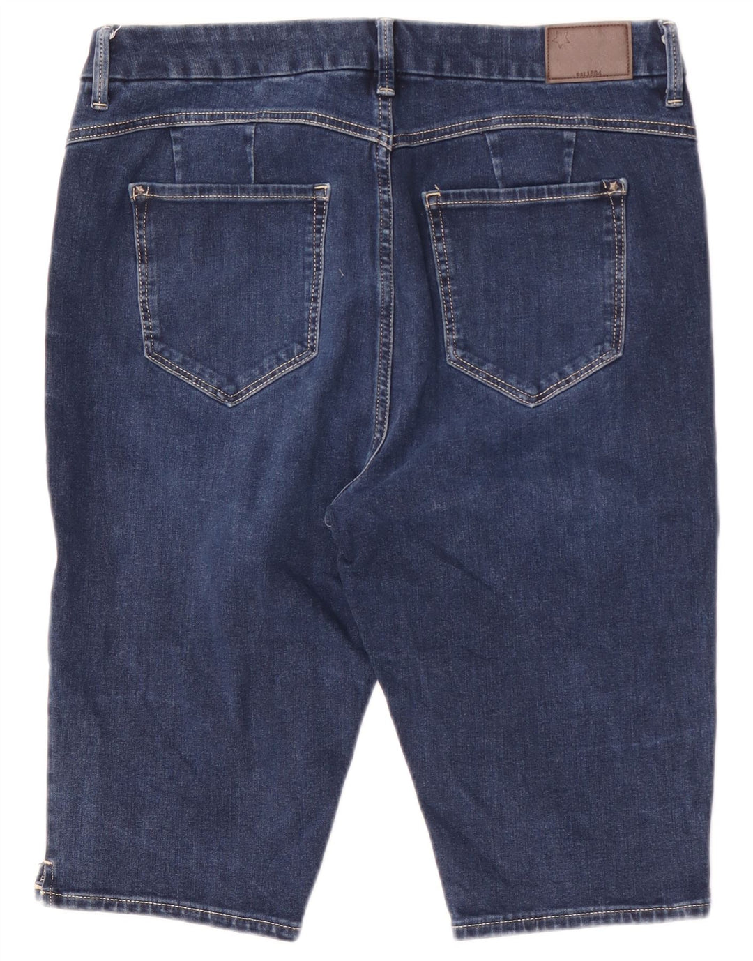 Marks & Spencer Womens Denim Shorts UK 16 Large W34 Blue Cotton