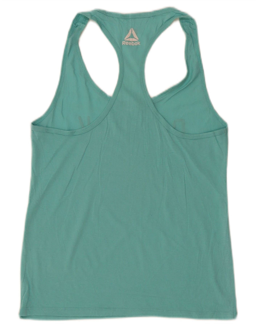 Reebok Womens Graphic Vest Top UK 12/14 Medium Turquoise