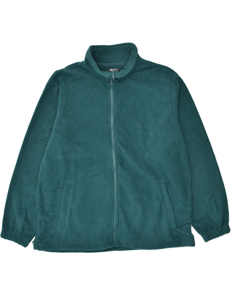 MOUNTAIN WAREHOUSE Mens Tall Fleece Jacket UK 42 XL Green Polyester | Vintage Mountain Warehouse | Thrift | Second-Hand Mountain Warehouse | Used Clothing | Messina Hembry 