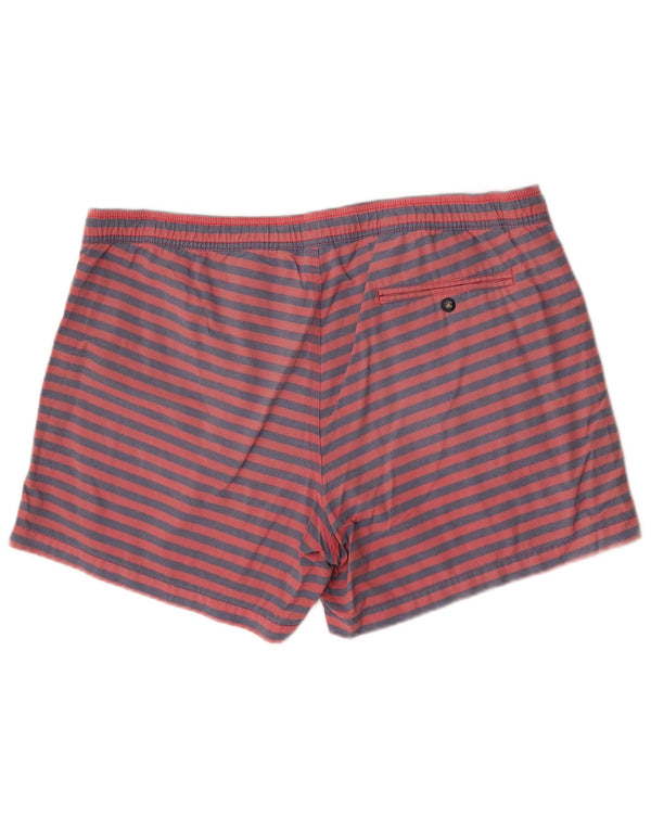 Gap Mens Swimming Shorts XL Red Striped Cotton Sports