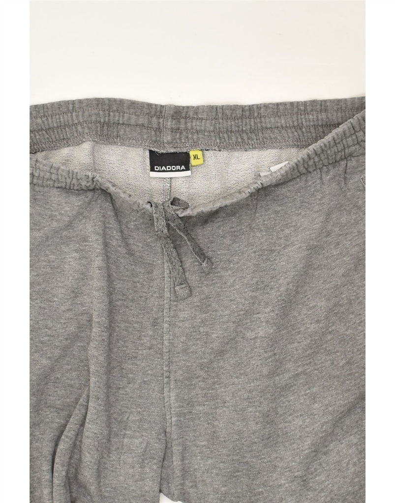 DIADORA Mens Tracksuit Trousers Joggers XL Grey Cotton | Vintage Diadora | Thrift | Second-Hand Diadora | Used Clothing | Messina Hembry 