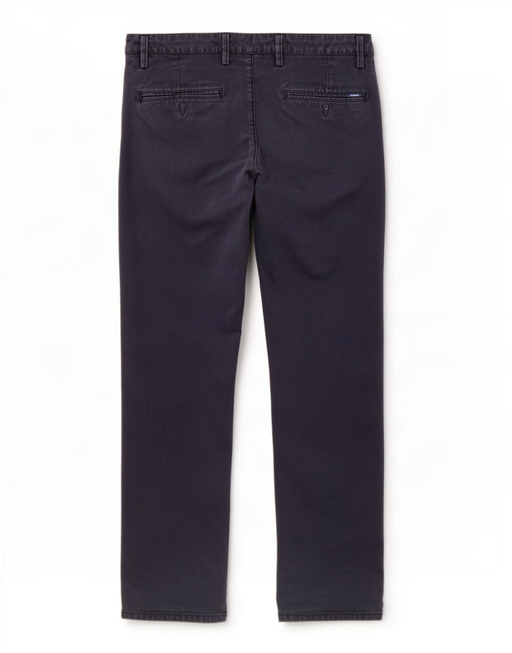 Gant Mens Straight Regular Chino Trousers W34 L30 Navy Blue