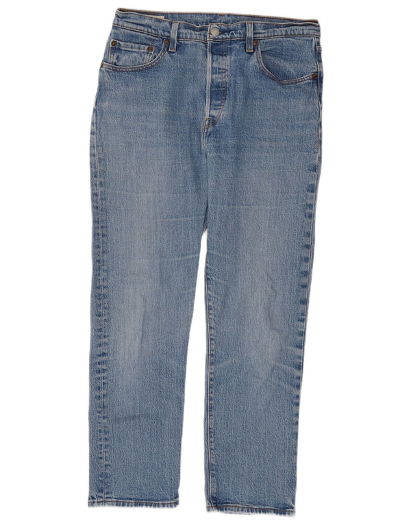Levi's Womens 501 Straight Jeans  W29 L28 Blue Cotton
