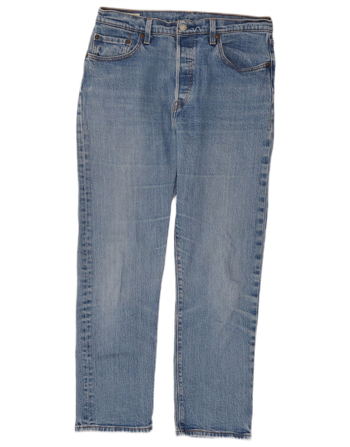 Levi's Womens 501 Straight Jeans  W29 L28 Blue Cotton