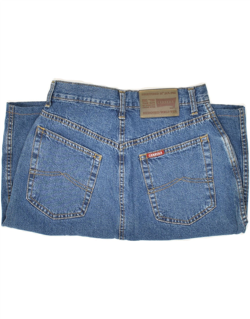 CARRERA Womens Denim Skirt IT 44 Medium W28 Blue Cotton | Vintage Carrera | Thrift | Second-Hand Carrera | Used Clothing | Messina Hembry 