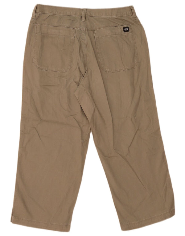 The North Face Womens Capri Trousers Large W32 L23 Beige Cotton