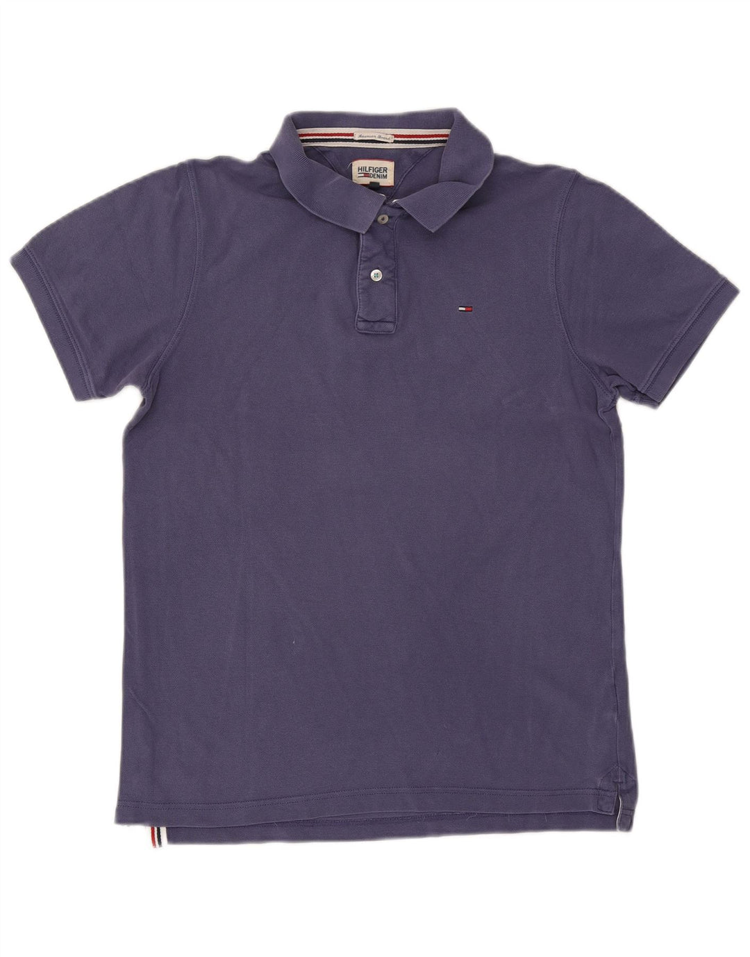 Tommy Hilfiger Mens Polo Shirt Large Navy Blue Cotton