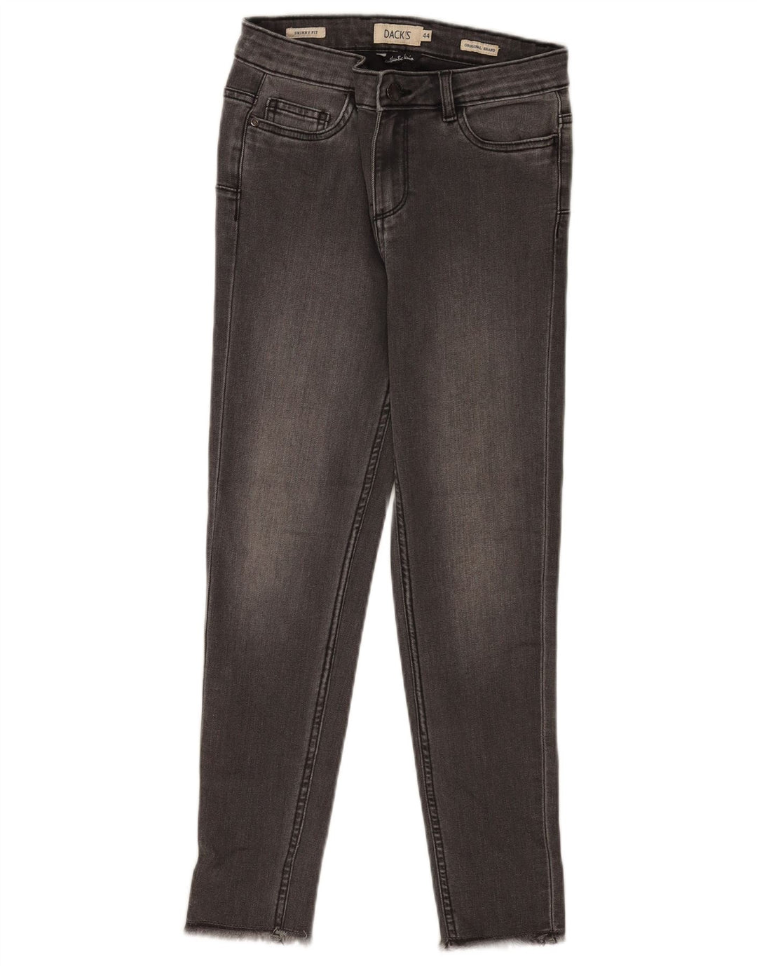 Dack's Womens Crop Skinny Jeans IT 44 Medium W28 L25 Grey