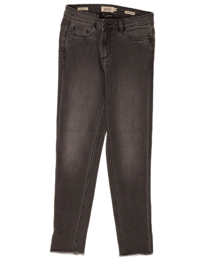Dack's Womens Crop Skinny Jeans IT 44 Medium W28 L25 Grey
