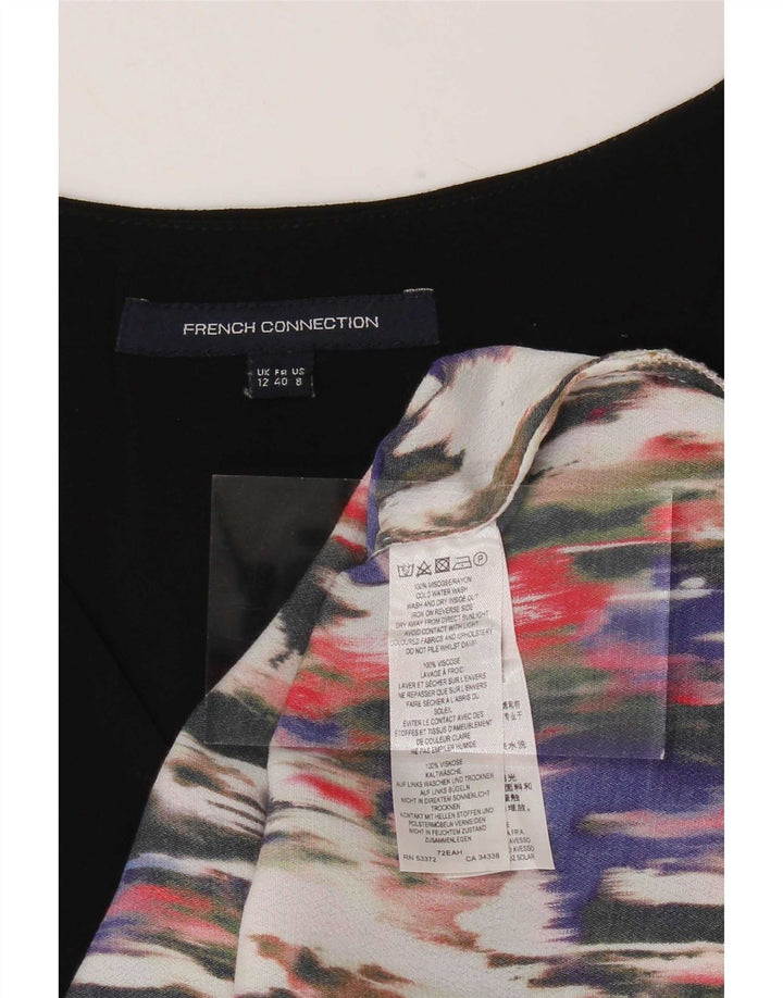 French Connection Womens Tunic Top UK 12 Medium Multicoloured Tie Dye