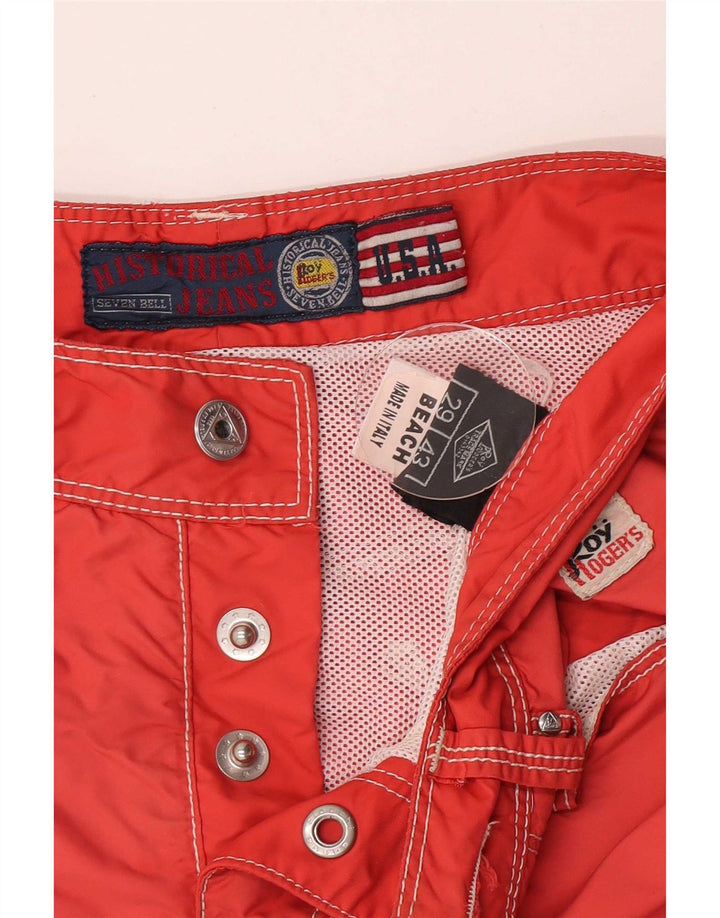 Roy Rogers Womens Swimming Shorts W29 Small Red Polyamide