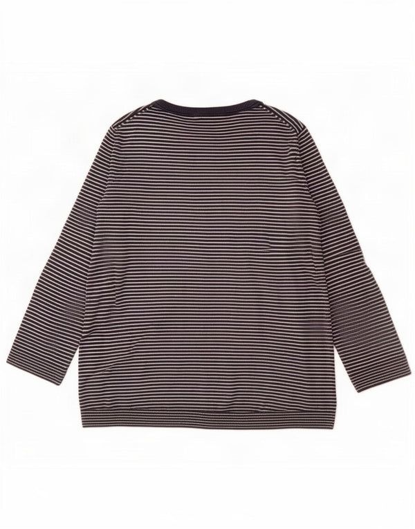 Gap Womens Boat Neck Jumper Sweater UK 14 Medium Navy Blue Striped