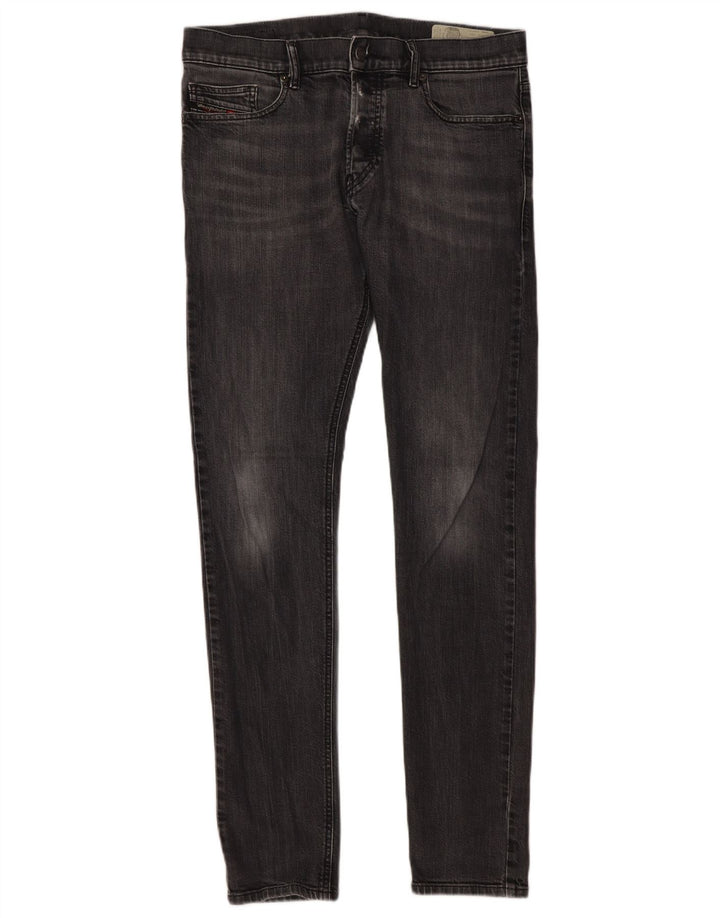 DIESEL Mens D-Luster Slim Jeans W32 L32 Grey Cotton