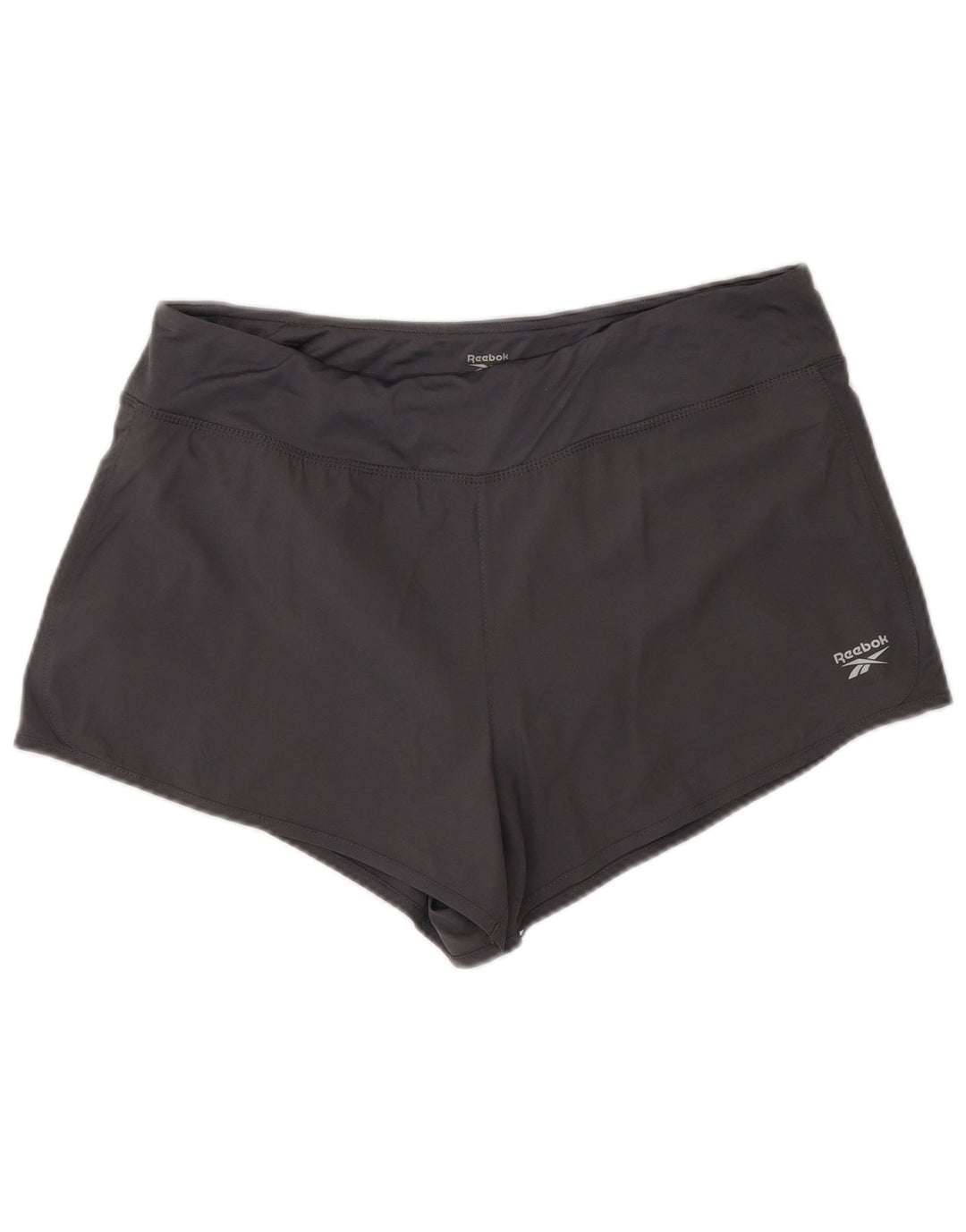 Reebok Womens Sport Shorts UK 16 Large Grey Polyester