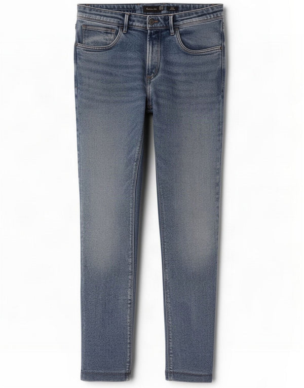 Massimo Dutti Mens Slim Jeans EU 42 Large W32 L29 Blue Cotton