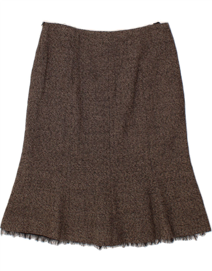 HIRSCH Womens Trumpet Skirt UK 12 Medium W28  Brown Vintage Hirsch and Second-Hand Hirsch from Messina Hembry 
