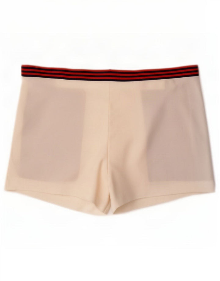 Samar Mens Chino Shorts IT 54 2XL W34 White Colourblock Polyester